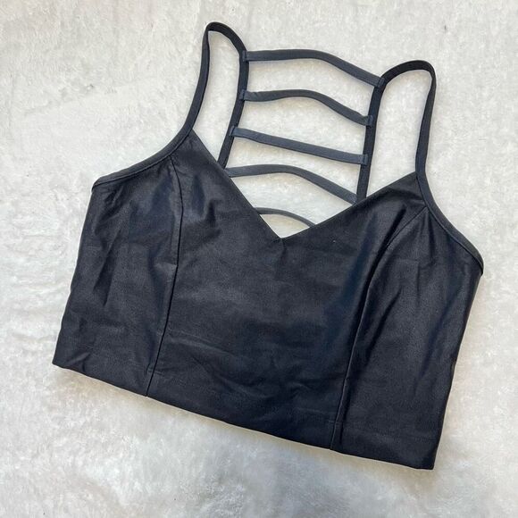 Victoria’s Sport Black Sports Bra The Player Cagey Small NEW - Picture 1 of 4